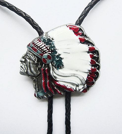 Bolo kravata country western Wódz, Indián barvy