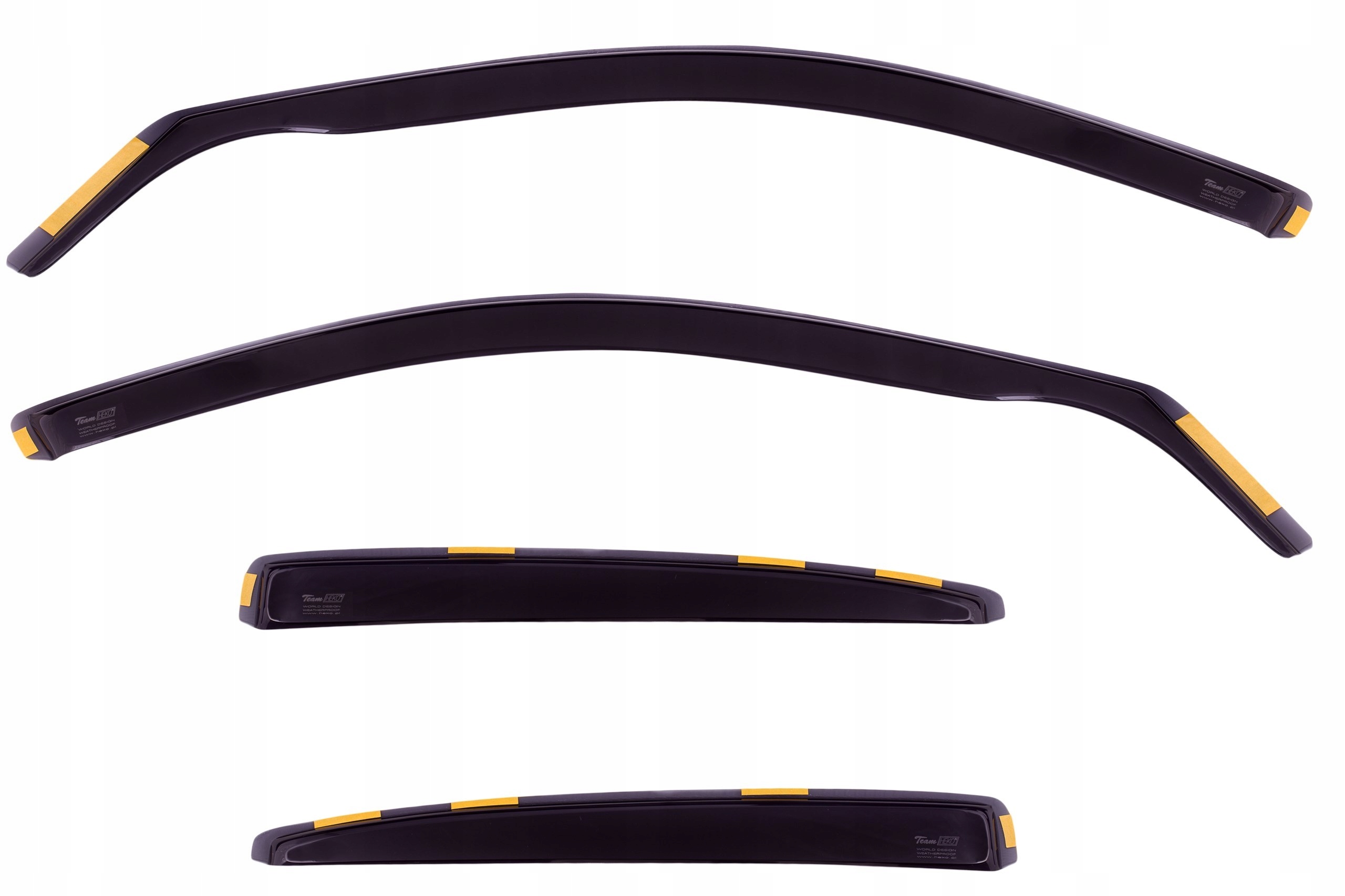 SAAB 9-3 II 4D 2002-2011 КОМПЛЕКТ ОБТЕКАТЕЛЕЙ HEKO