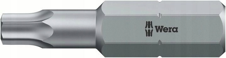 

Wera Bit Torx 1/4 T10x25mm ciagliwo twardy Blacha