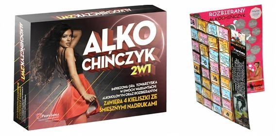 

Alkochinczyk 2W1 Gra Towarzyska Walentynki