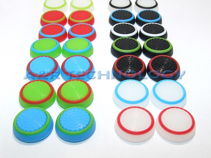 2x NAKŁADKI GUMKI GRIPY ANALOGI GĄŁKI PADA PS5 PS4 PS3 XBOX ONE - 2 szt. Tryb pracy analogowy