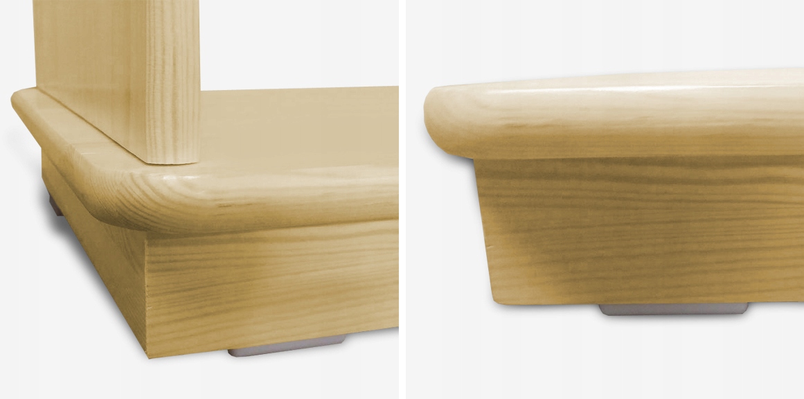 REGAŁ SOSNOWY 120x35x220 PRODUCENT Szerokość mebla 120 cm