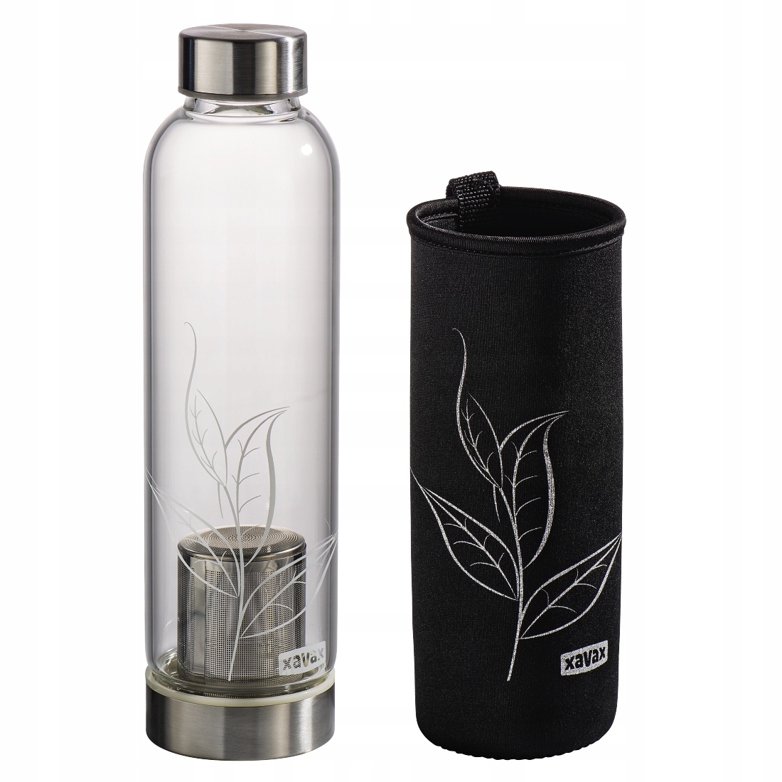 

Bidon szklany butelka na wodę 500 ml Xavax etui