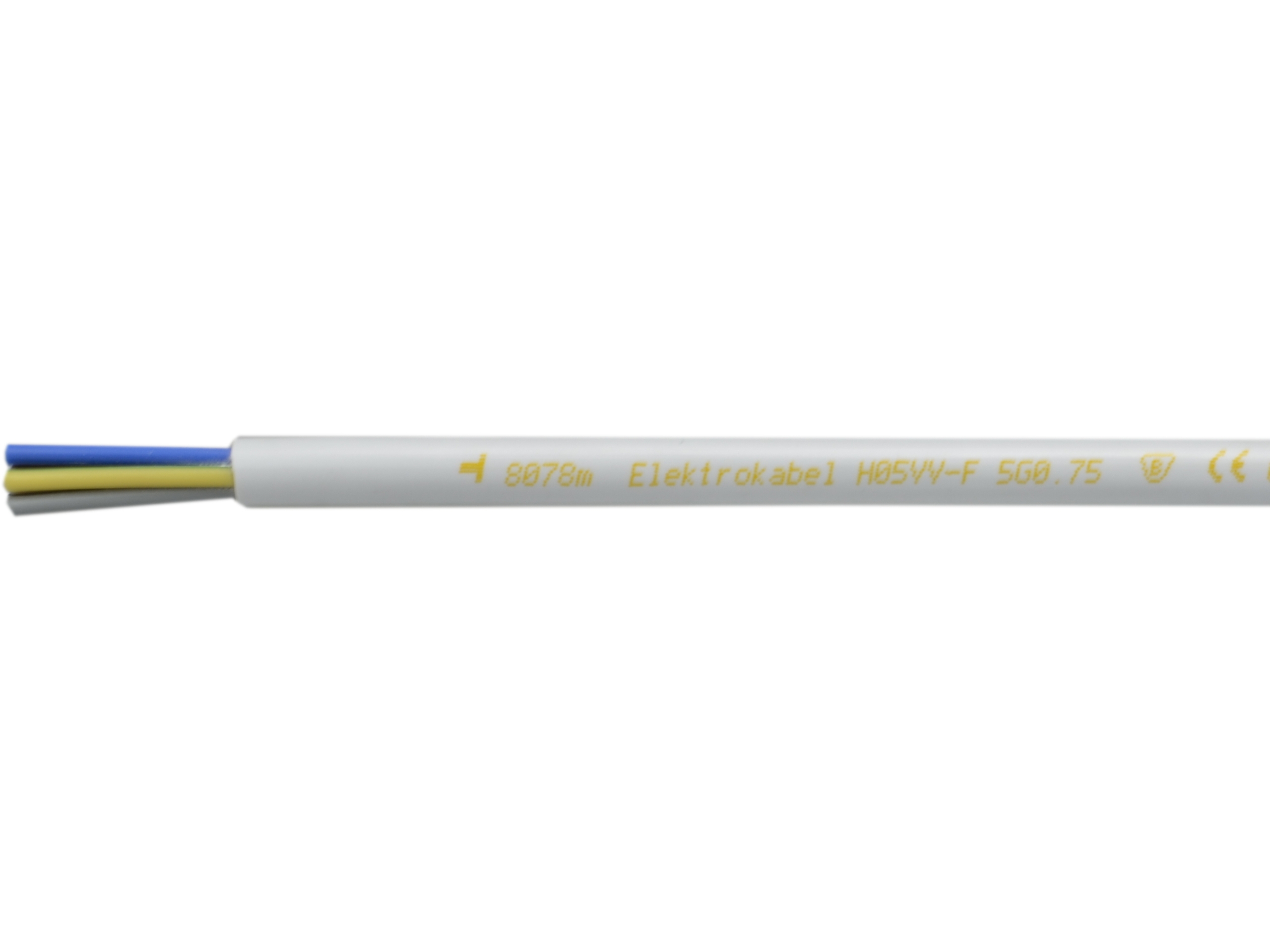 Kulatý kulatý kabel Owy 5 x 0,75