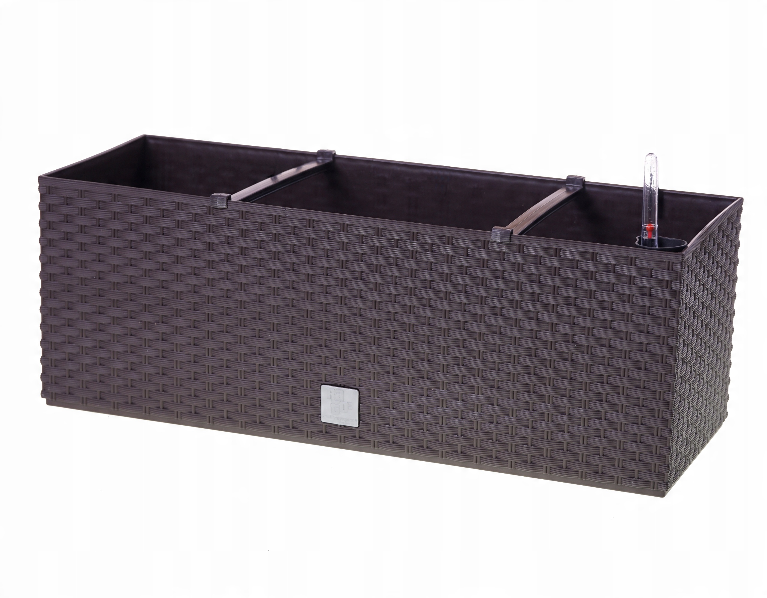 

Skrzynka balkonowa 50cm rattan, system nawadniania