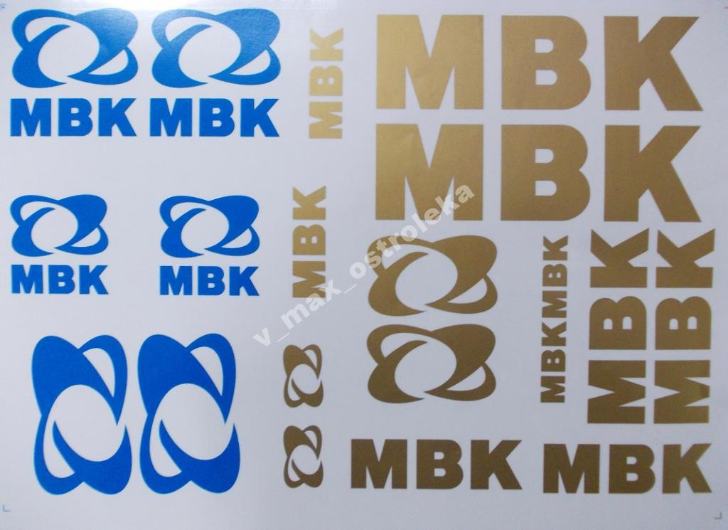 

Mbk Naklejki Zestaw Naklejka komplet złote