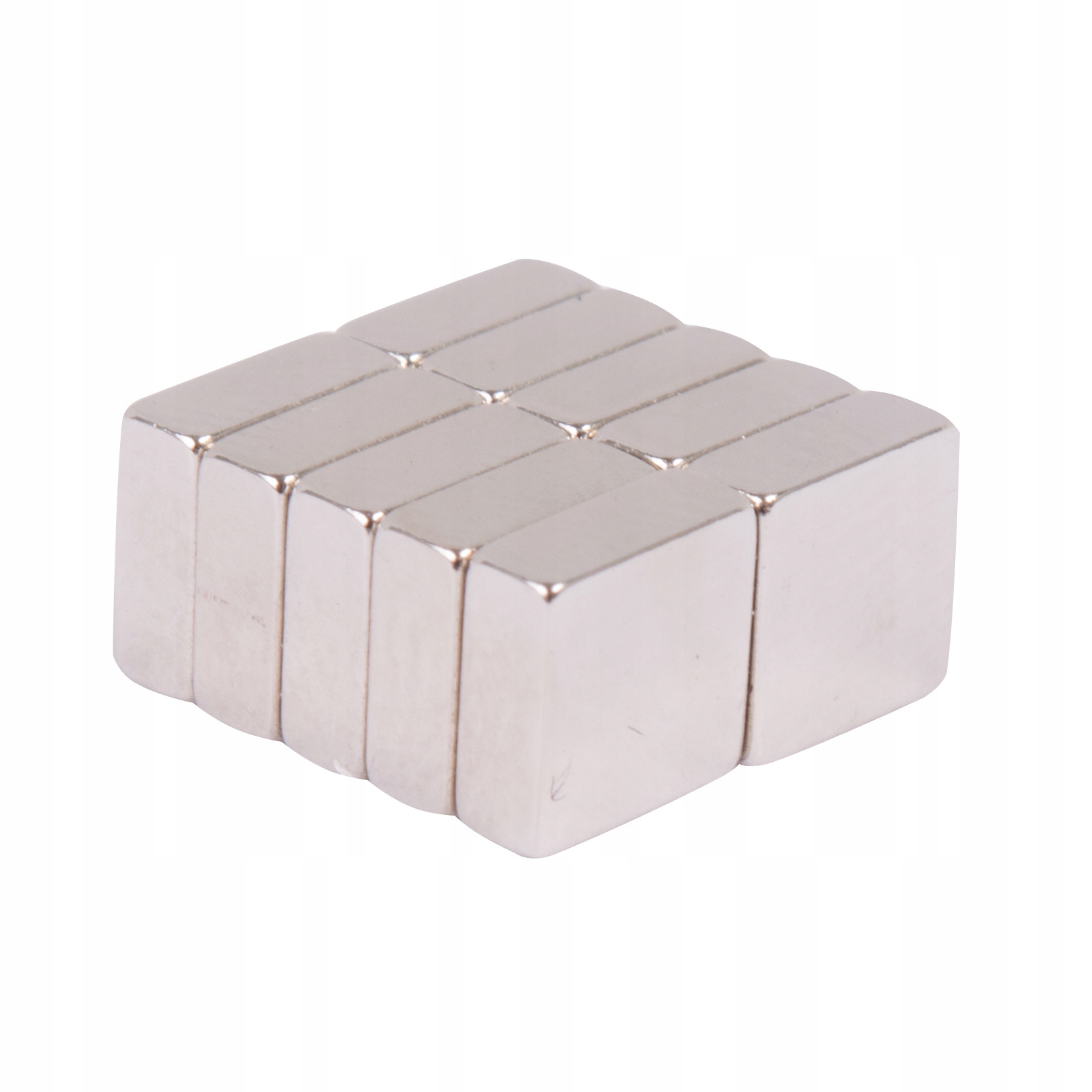 НЕОДИМОВЫЙ МАГНИТ 5x5x2 мм ПЛАСТИНЧАТЫЙ МОЩНЫЙ 10 ШТ