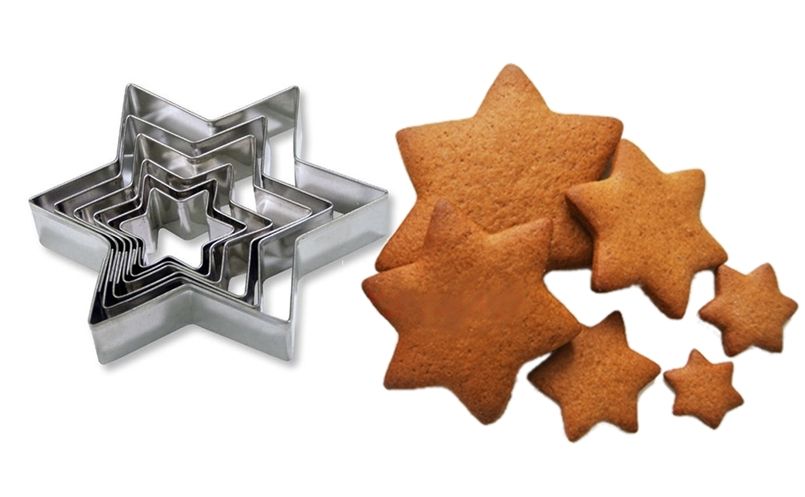 

Wykrawacze do Ciastek Foremki Wykrawacz Gwiazdki