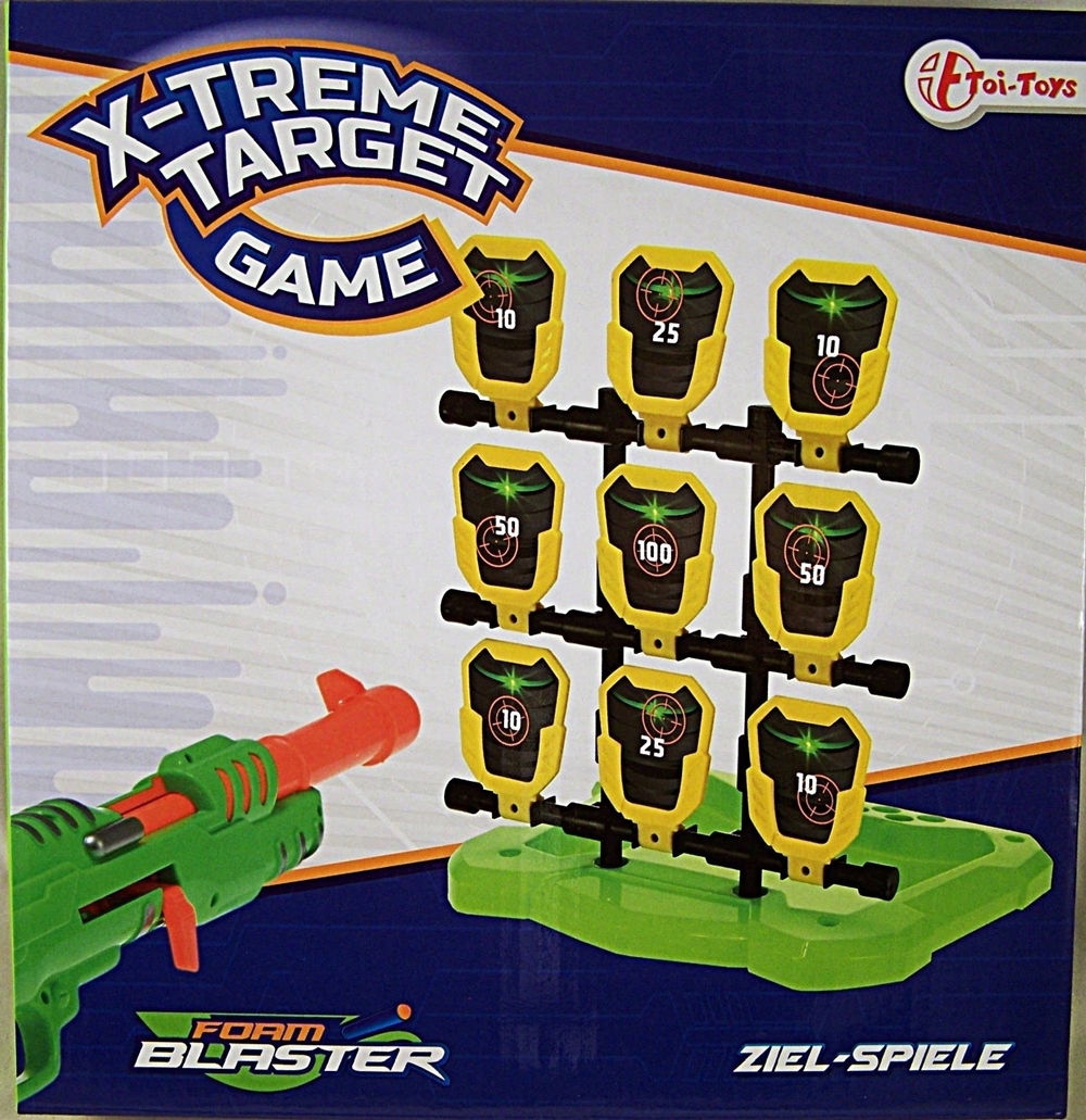 TARCZA DO NERF FOAM BLASTER - 9 CELÓW Rodzaj pistolety