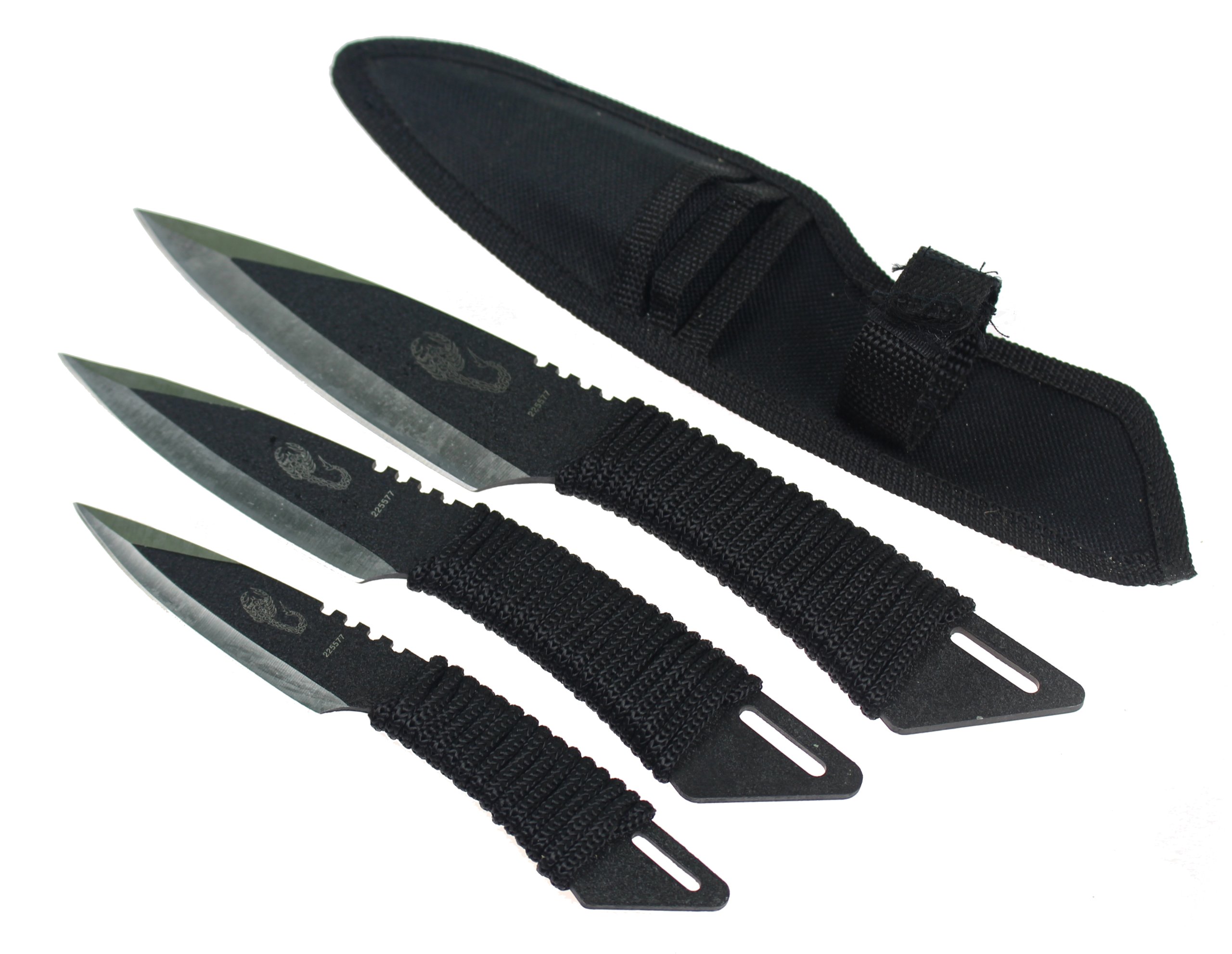 Nóż rzutka Shuriken noże do rzucania 3 szt Hq rzutki Tomahawk Scorpion RZ4