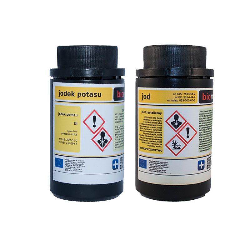 

Jodek Potasu 50g + Jod Krystaliczny 50g Lugola