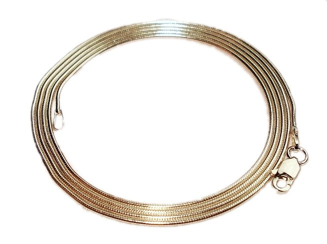 

Łańcuszek solidna żmijka linka 70 cm, 6,0 g Srebro