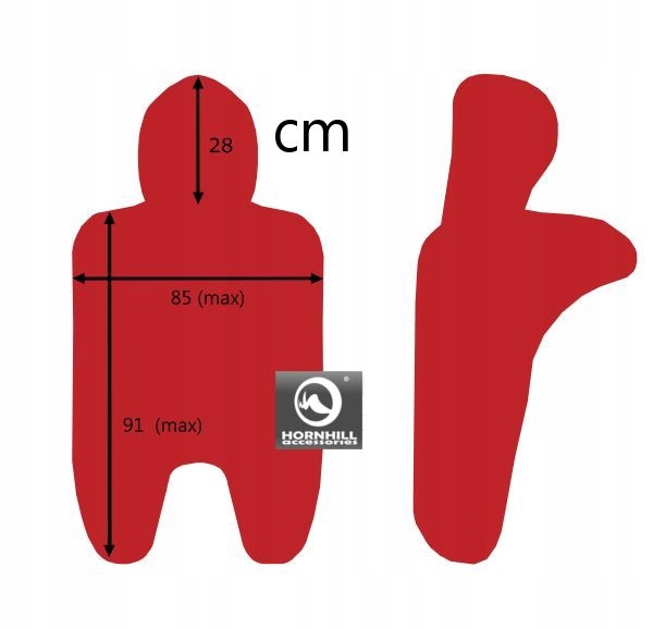 PELERYNA NOOK NA FOTELIKI ROWEROWE WIATR- DESZCZ 8 Marka Inna marka
