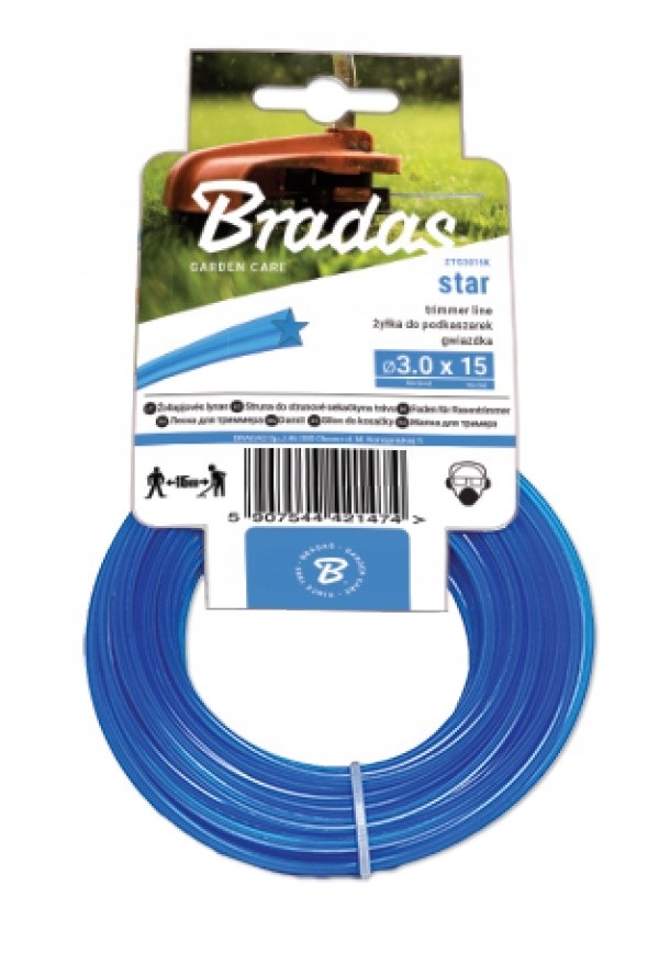 ŻYŁKA DO PODKASZARKI 1,6mm 15m GWIAZDKA ZTG1615K