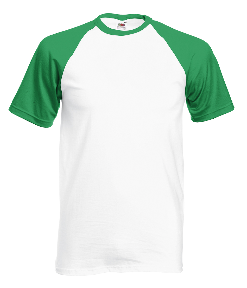 

Koszulka T-shirt Baseball White/Kelly Green M
