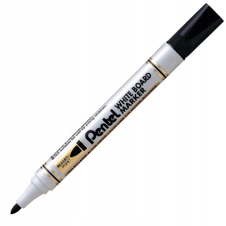 

Marker suchościeralny Pentel MW85 Czarny Do Tablic