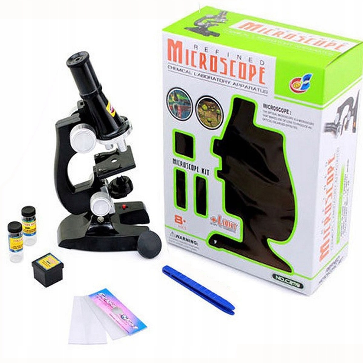 МИКРОСКОП МАЛЕНЬКОГО ПЕРВООТКРЫВАТЕЛЯ УВЕЛИЧЕНИЕ 450x АКСЕССУАРЫ