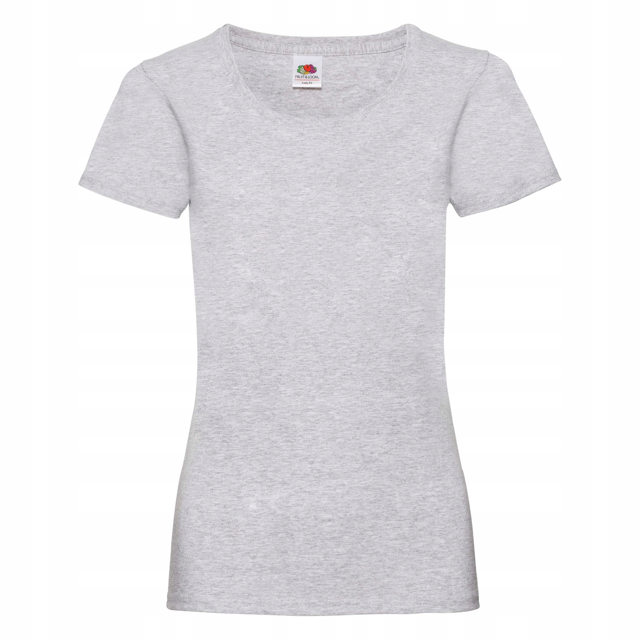 

Koszulka Damska Fruit Of The Loom T-shirt Grey XL