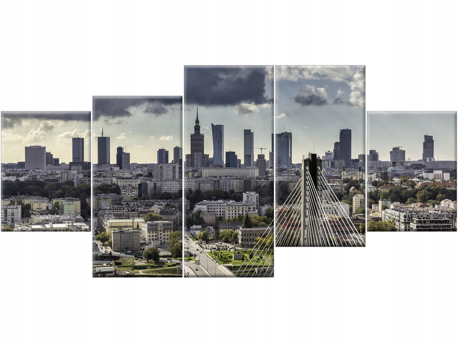 

Panorama Warszawy Warszawa Miasto 150x70 Obraz