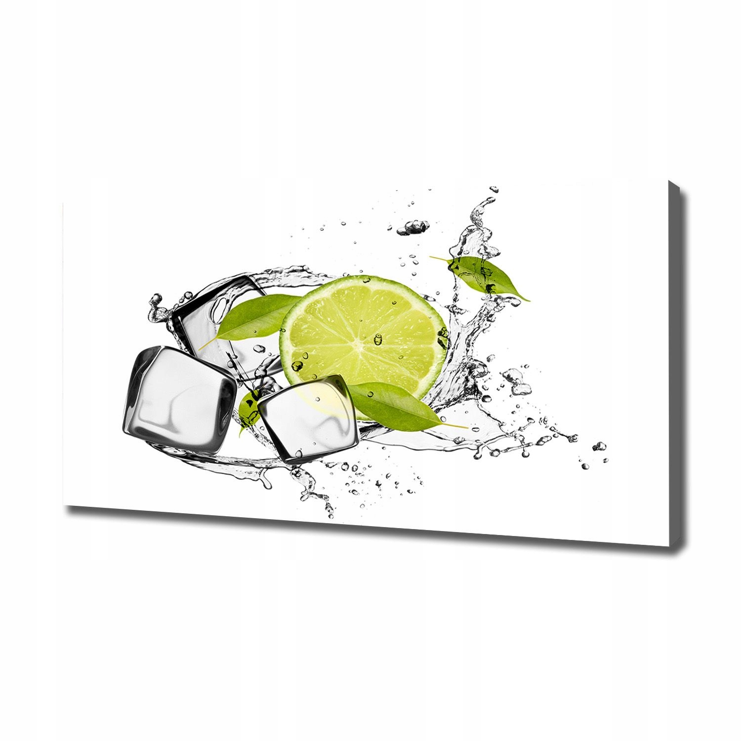 

Foto obraz na płótnie Limonka z lodem 120x60 cm