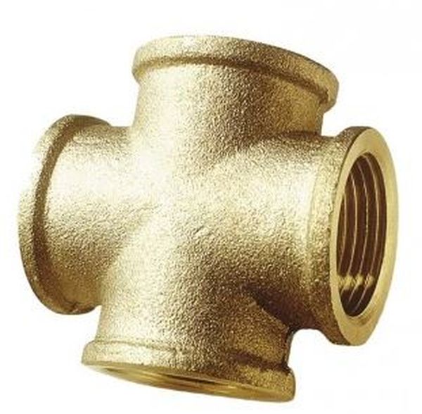 

Mosiężny czwórnik 1/2" 886