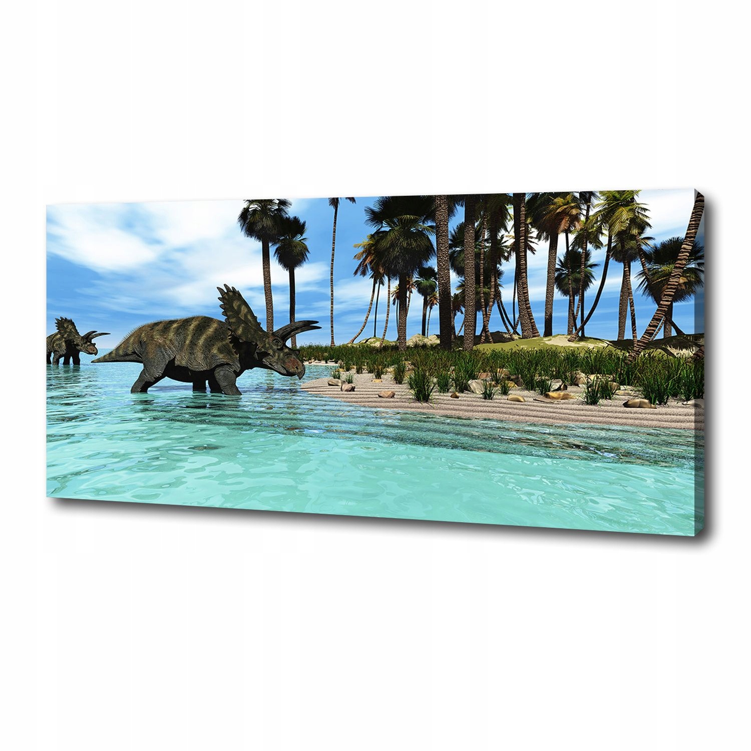 

Foto obraz canvas na ścianę Dinozaury 125x50 cm