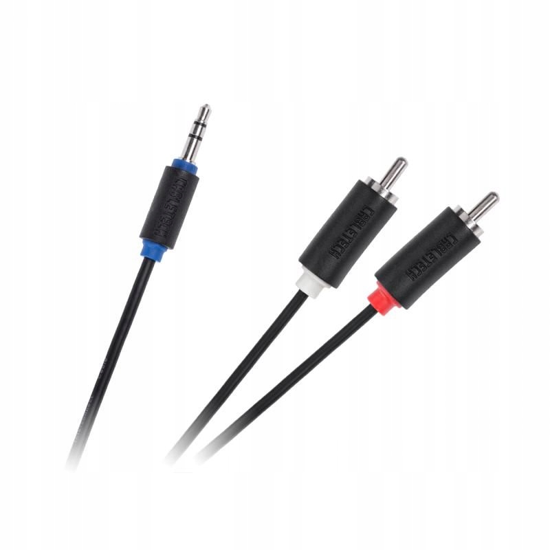 Kabel Jack 3. 5- 2RCA 3m Cabletech standard Cabletech