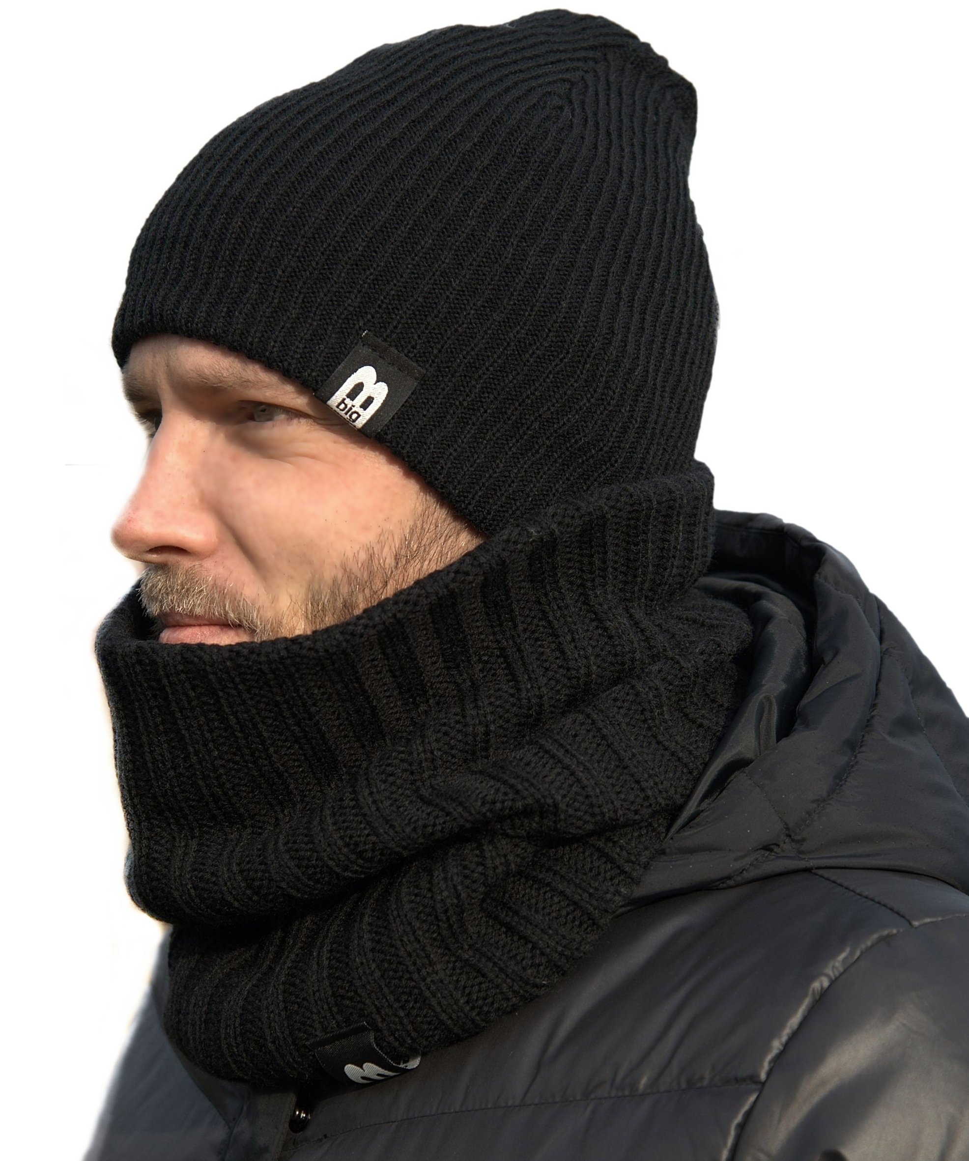 

Komplet Zestaw Czapka Szalik Tuba W6