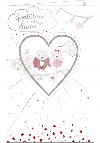 Kartka ślubna Ślub życzenia dla Młodej Pary SP3