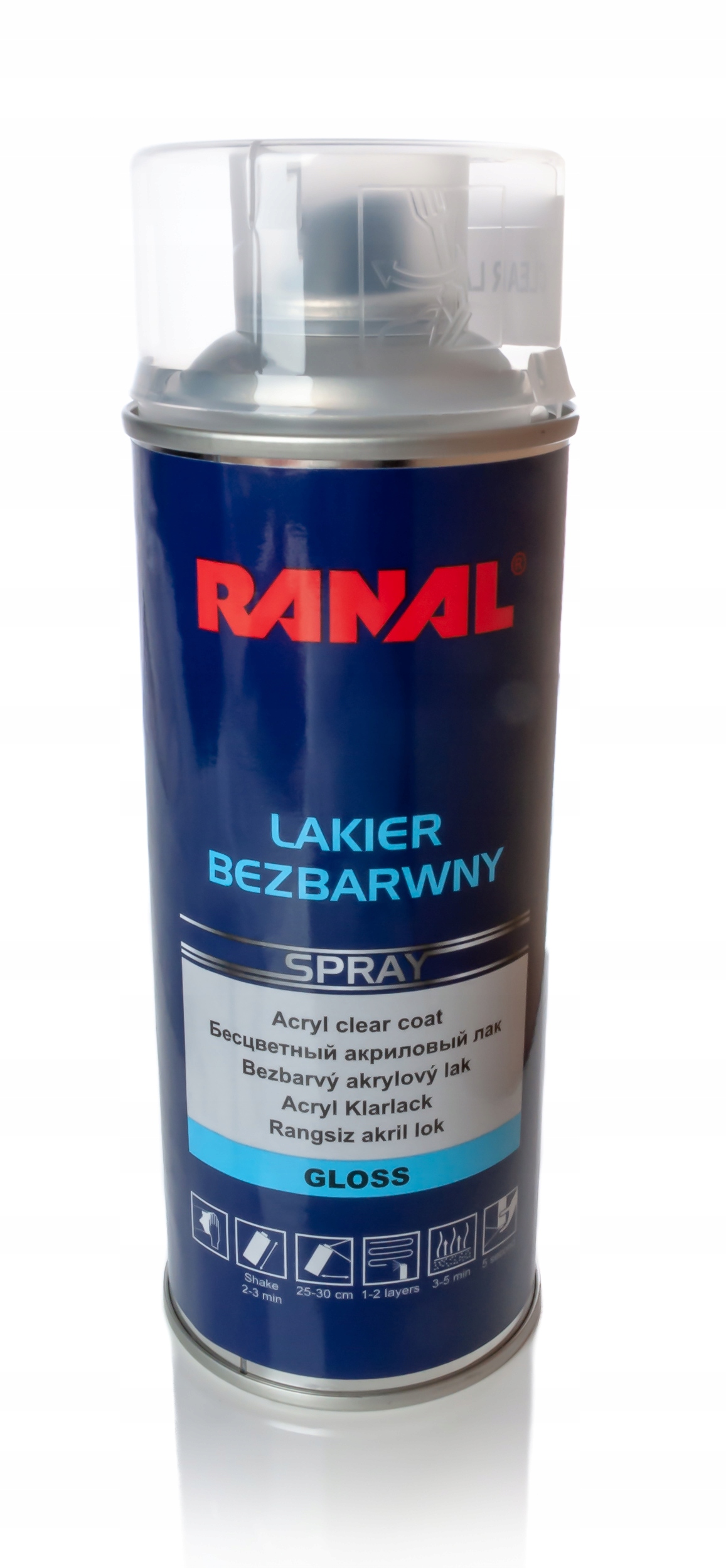 

Ranal Lakier Bezbarwny Spray 400ml Połysk