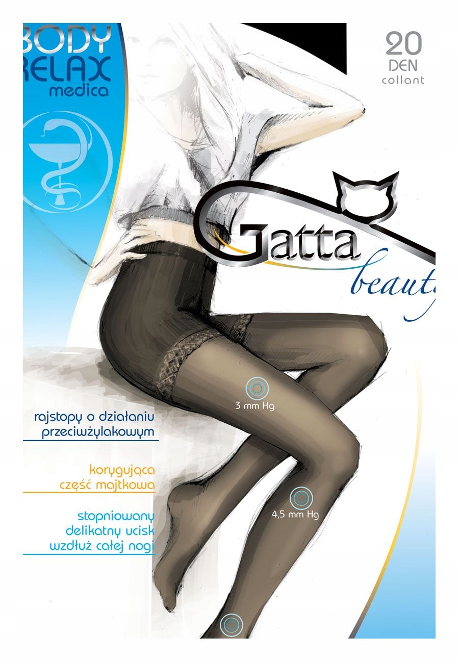 

Rajstopy Body Relaxmedica 20 3-M Grafitowy