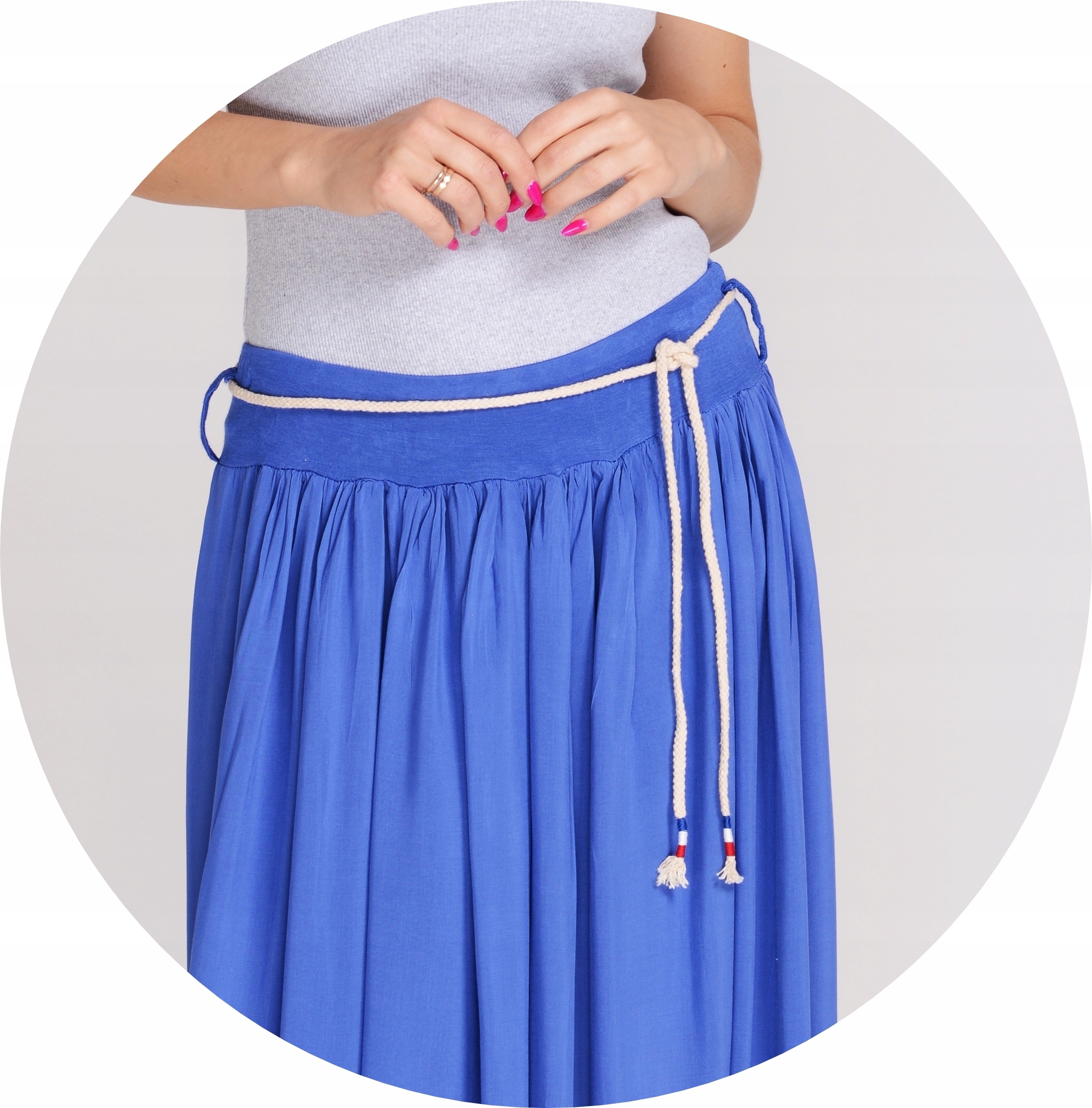 CHABROWA DŁUGA SPÓDNICA Wzór dominujący inny wzór