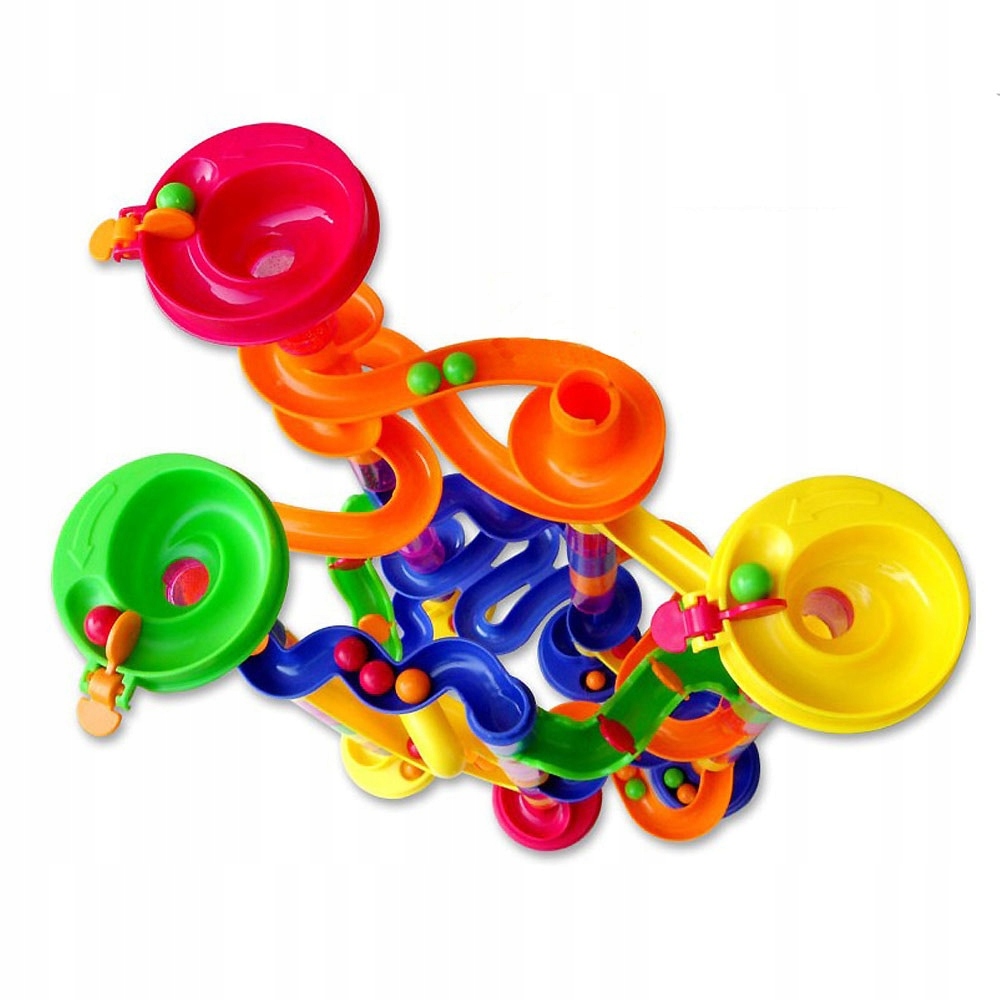 DUŻY TOR KULKOWY KULODROM ZJEŻDŻALNIA KULEK 219 el Wiek dziecka 3 lata +