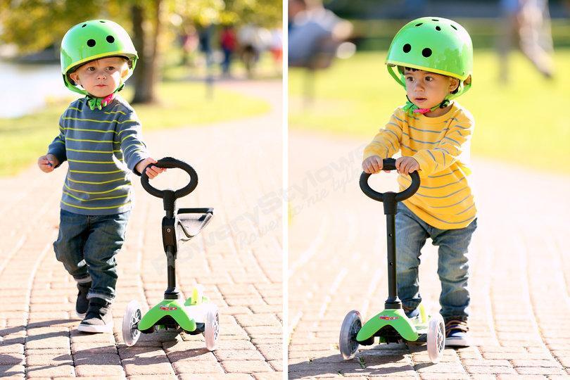 Jeździk i hulajnoga Mini Micro 3in1 Deluxe Turkus Kolor Turkusowy