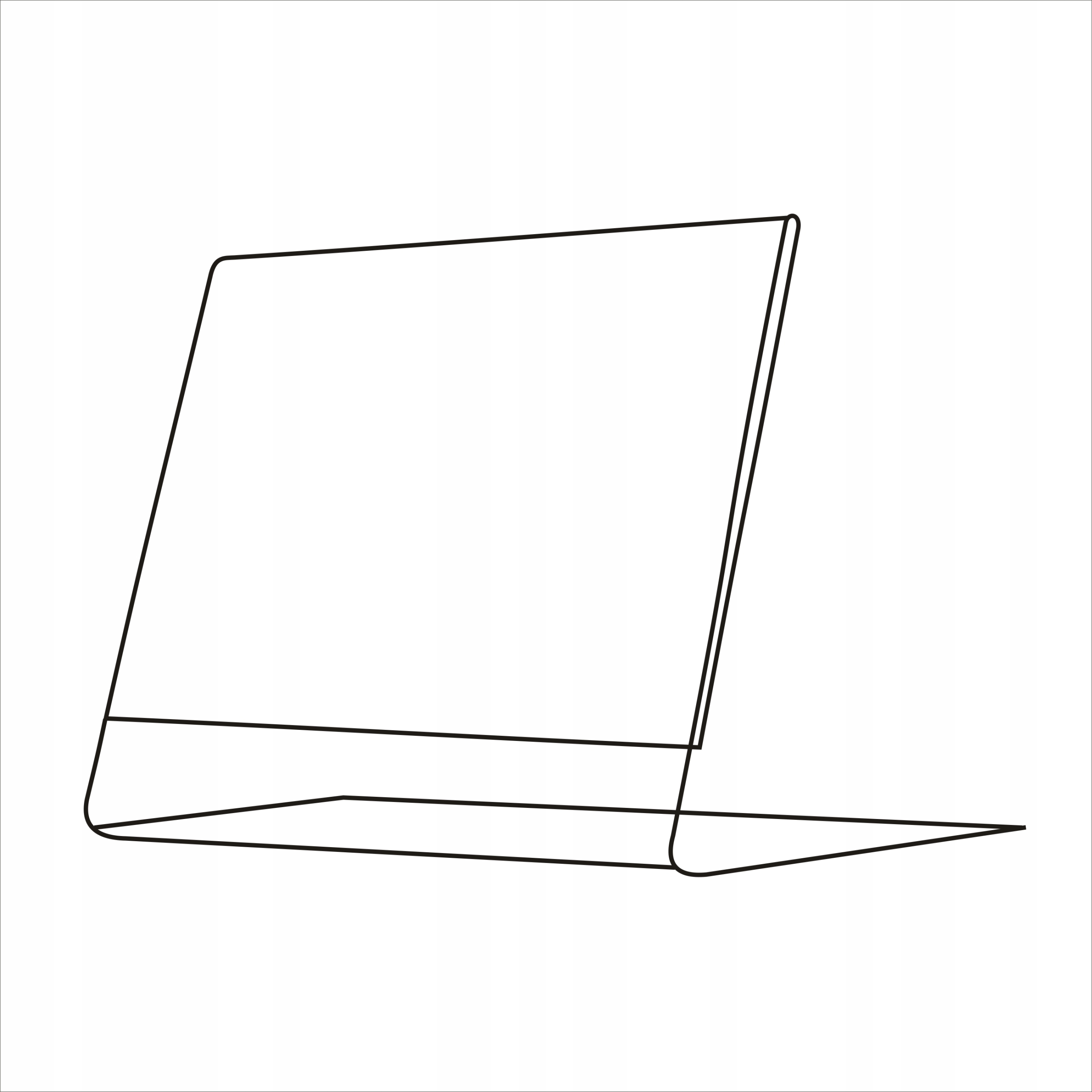 Stojak na cenę/wizytówkę z Plexi 6x4cm