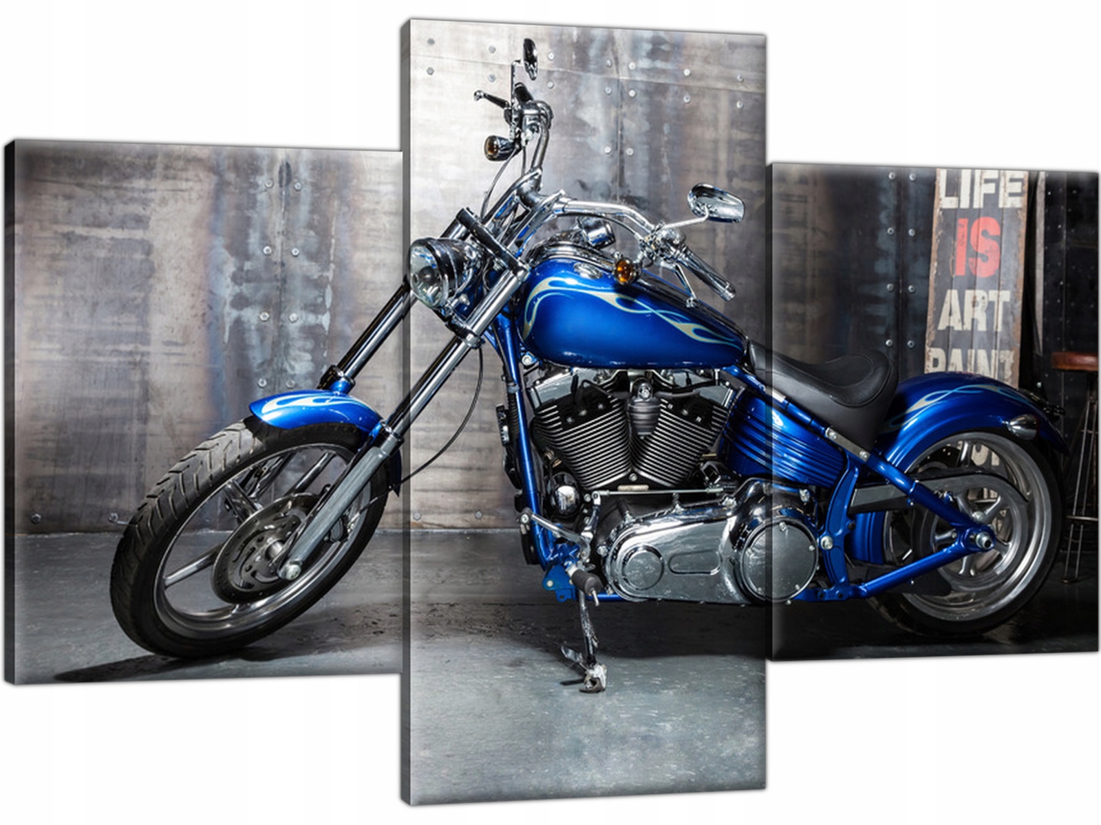 

Motocykl Motor Obraz 90x60 Tryptyk na prezent