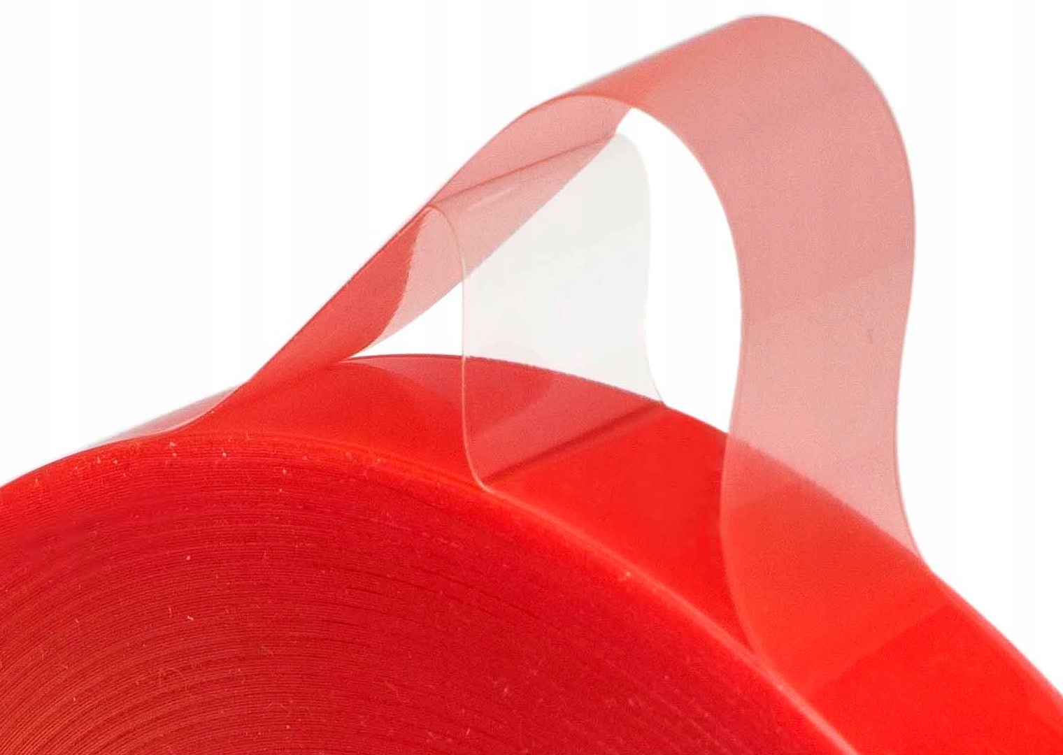 

6mm Taśma Klejąca Dwustronna Banerowa Czerwona