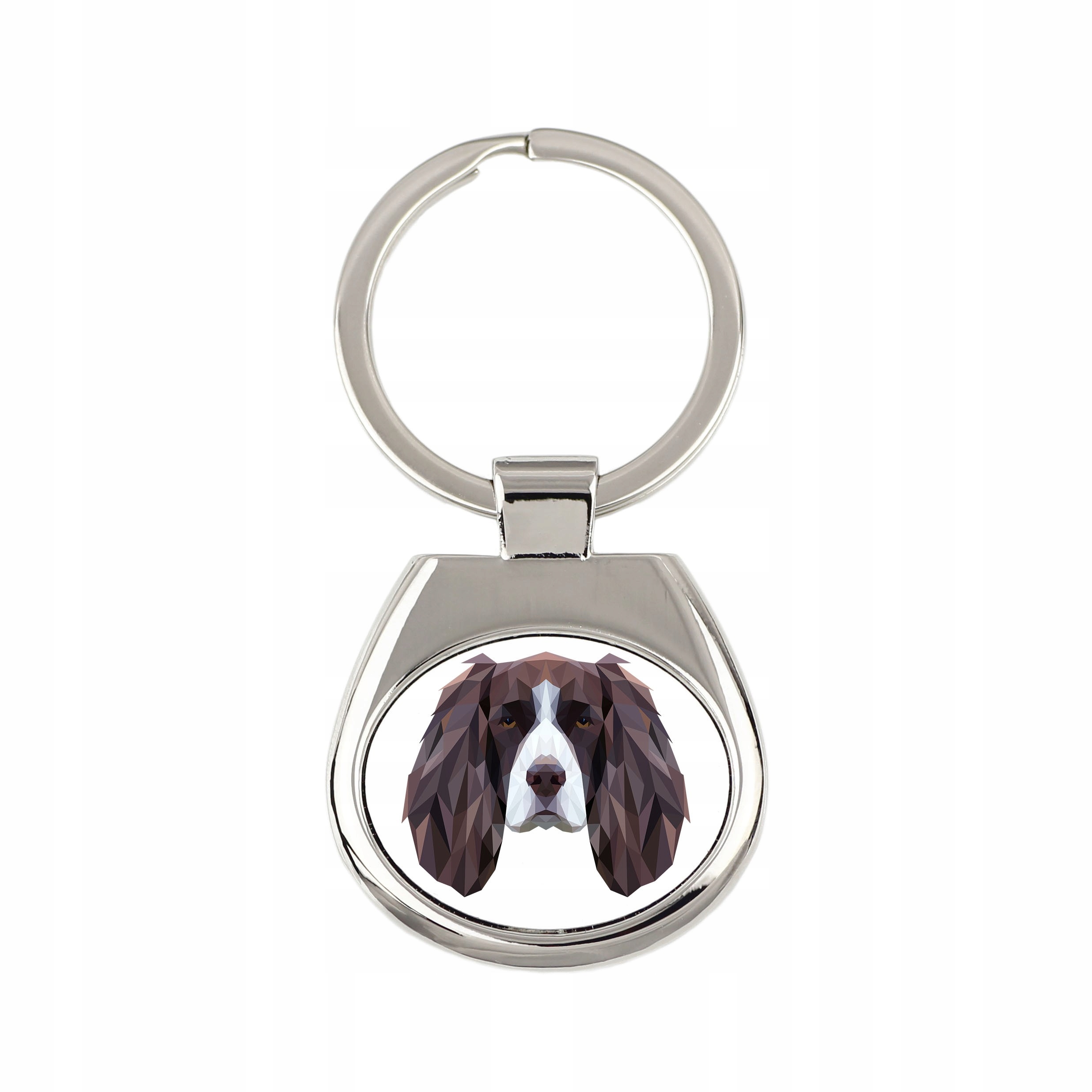 

Springer spaniel geometryczny Brelok Breloczek