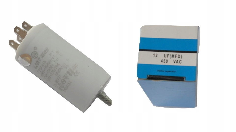 

Kondensator Rozruchowy Do Silnika 12 uF 450 V