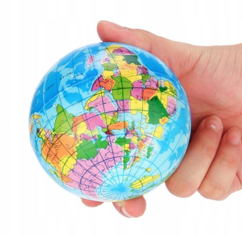 

Duża Piłka Gniotek Globus Planeta Antystres 7 CM