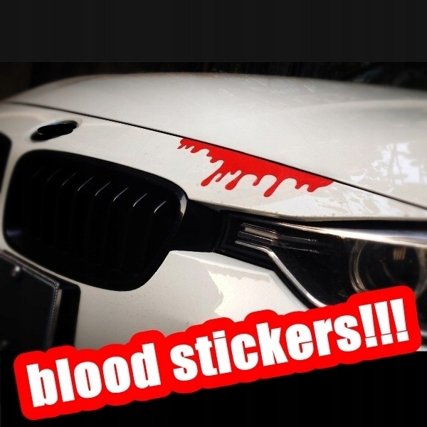 naklejka BLOOD STICKERS KREW AUDI VW MOTORSPORT za 9,99 zł