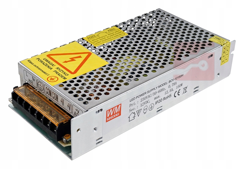 

Zasilacz 150W modułowy do Taśm Led 12V Regulowany