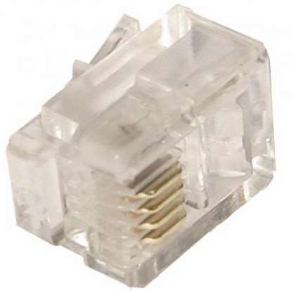 

Wtyk wtyczki wtyki RJ11 6p4c złocone 50szt (0251)