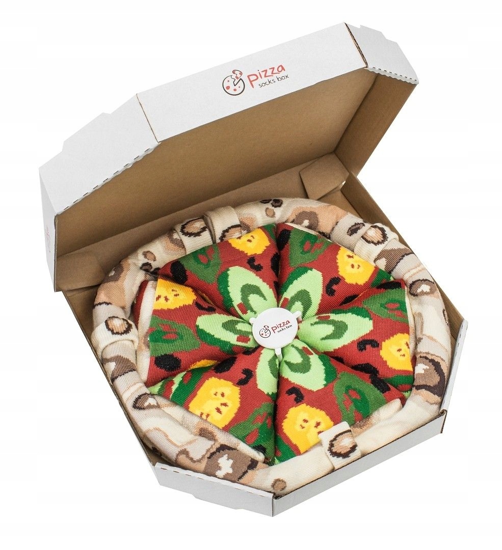 

Pizza Skarpetki Wegetariańska 4 pary Na prezent