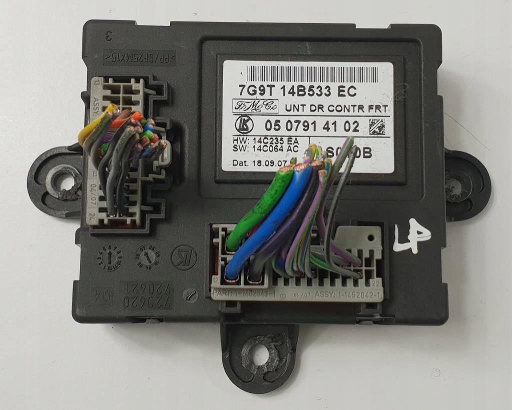 MODUL STEROWNIK DRZWI LEWY PRZOD V70 7G9T14B533EC