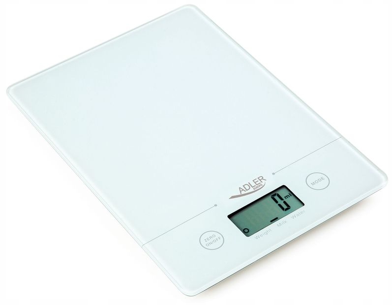 

Cienka Szklana Waga Kuchenna Z LCD Adler AD3138 W
