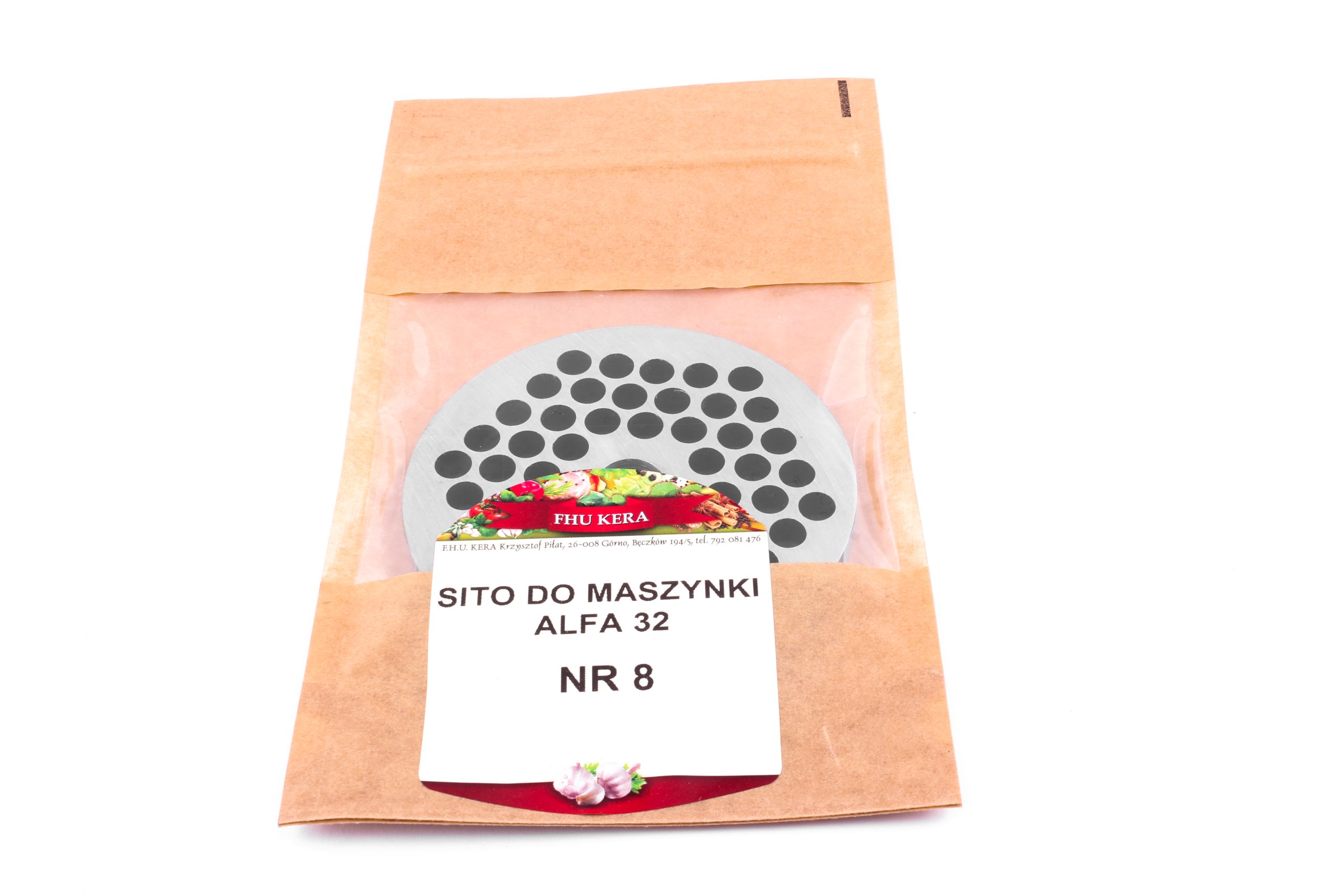 

Sitko Sito oczko 8mm Maszynki mięsa Alfa 32 Kera