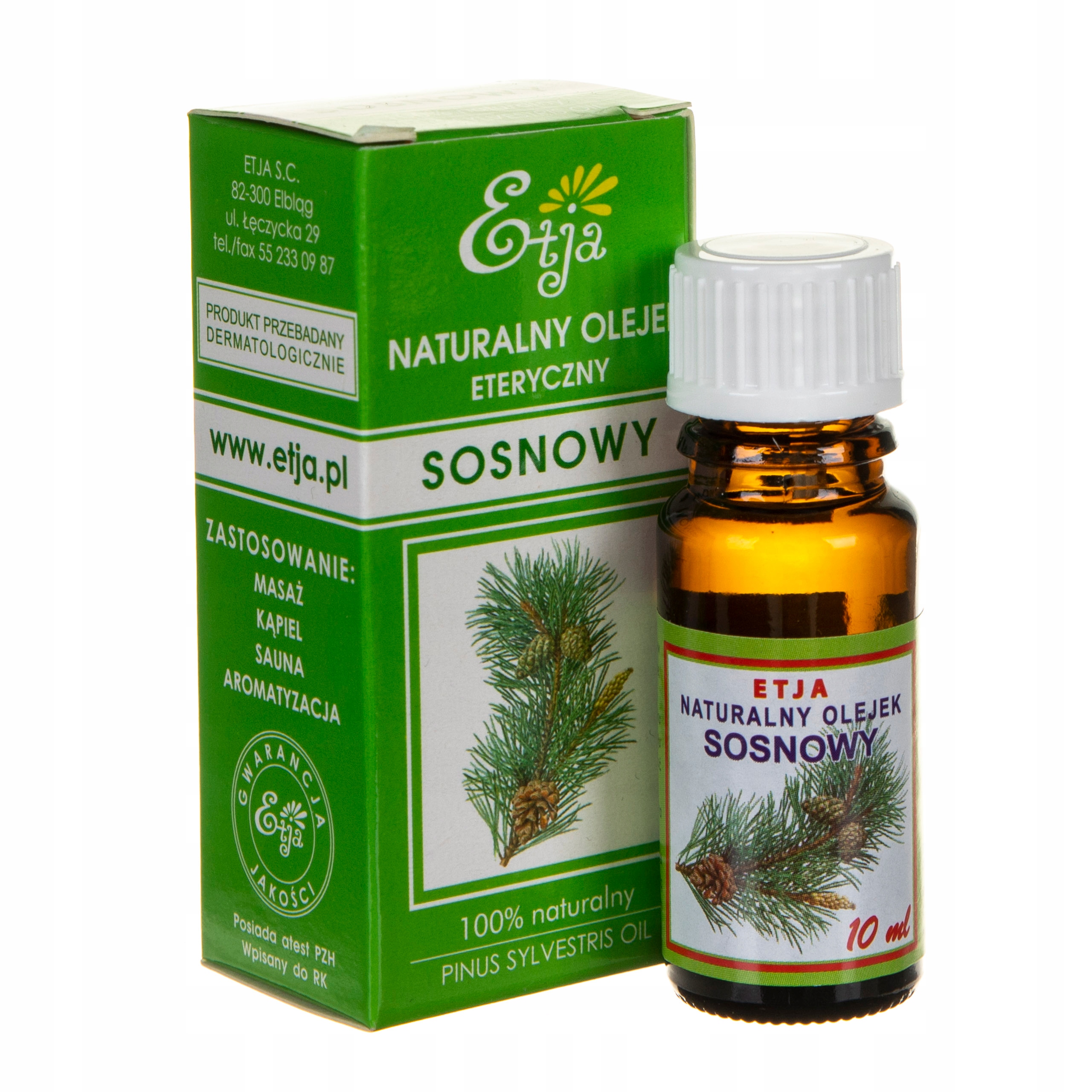 

Olejek eteryczny Sosnowy 10ML Etja