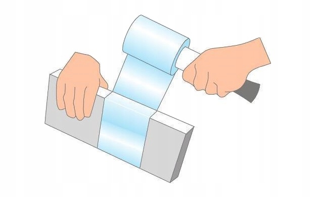 10cm FOLIA STRETCH STRECZ OCHRONNA CZARNA 1szt Marka inny