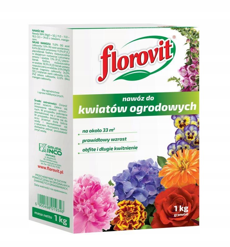 

Nawóz Florovit do kwiatów Ogrodowych 1Kg